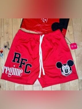 Civil Regime Mickey Co Red Mesh Short Medium